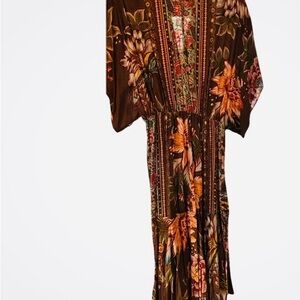 Farm Rio Anthropologie maxi dress xs